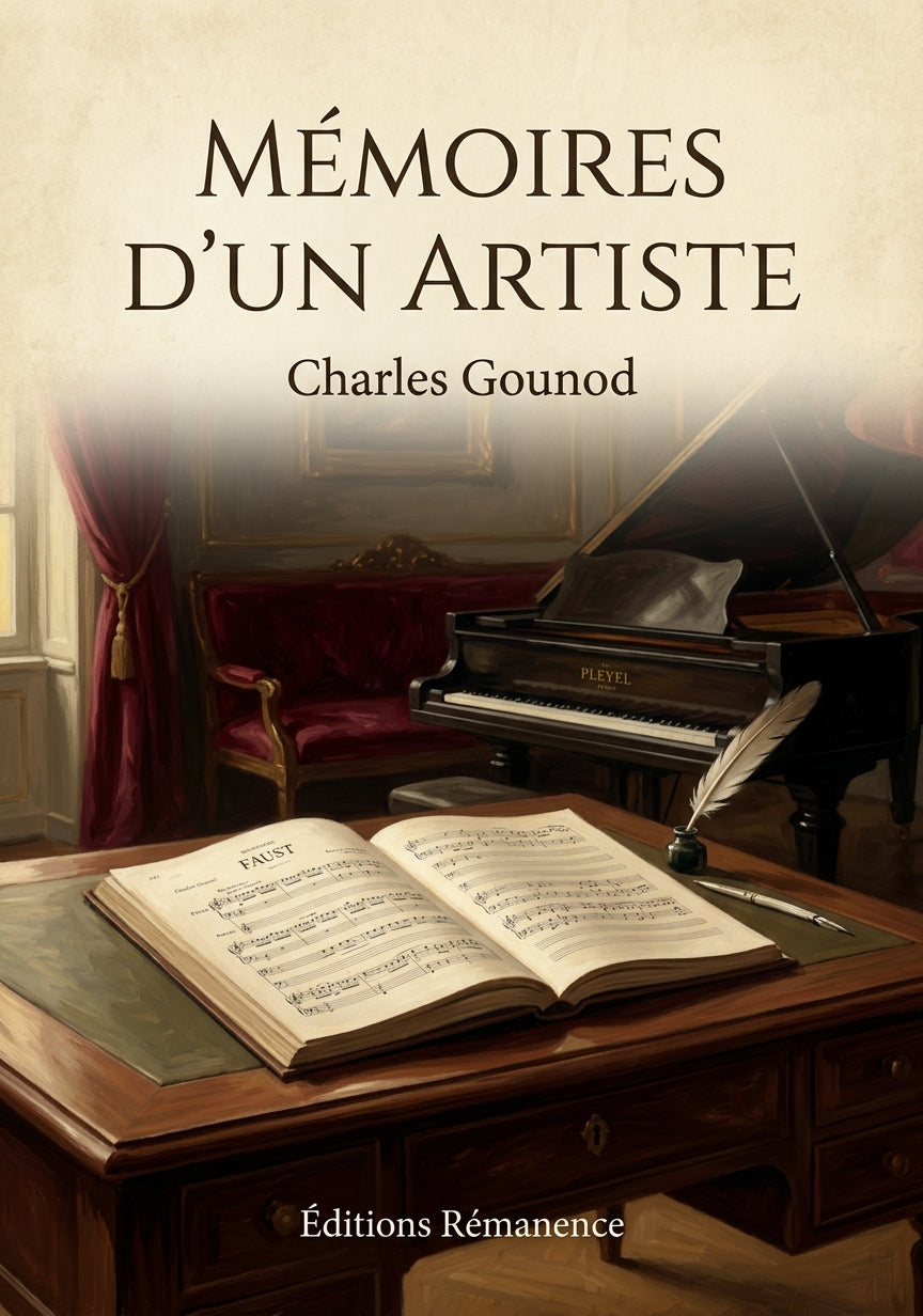 Mémoires d'un artiste - Charles Gounod (Couverture)