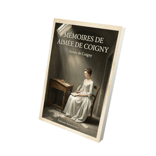 Livre Mémoires de Aimée de Coigny - Aimée de Coigny - Vue 3D - Editions Remanence
