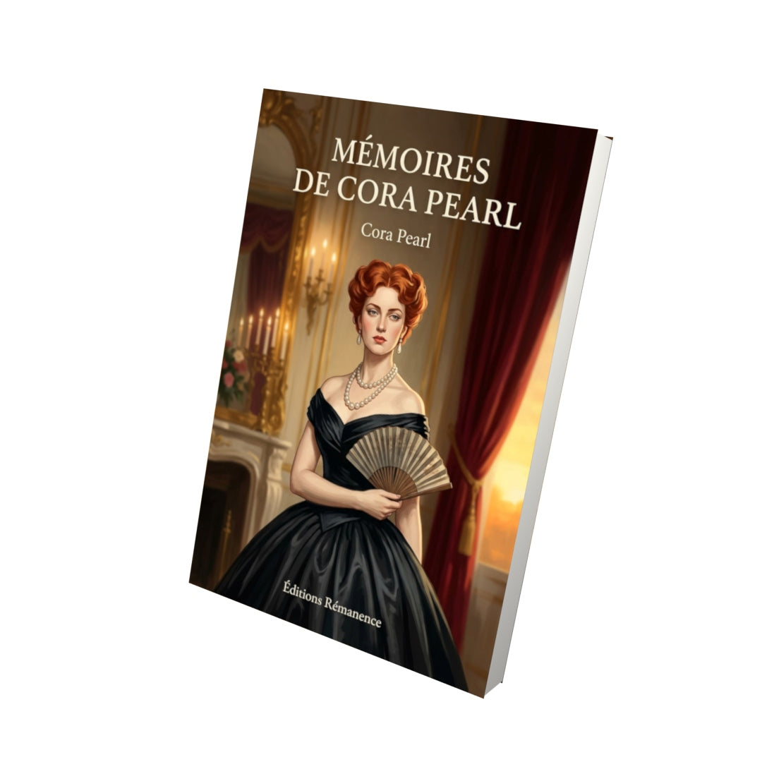 Livre Mémoires de Cora Pearl par Cora Pearl - Vue 3D - Editions Remanence