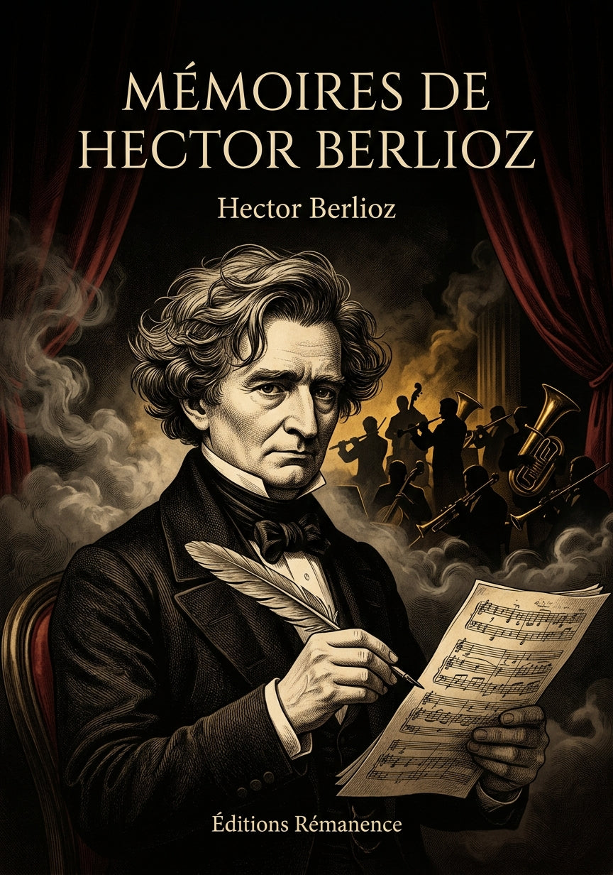Livre Mémoires de Hector Berlioz par Hector Berlioz - Couverture - Editions Remanence