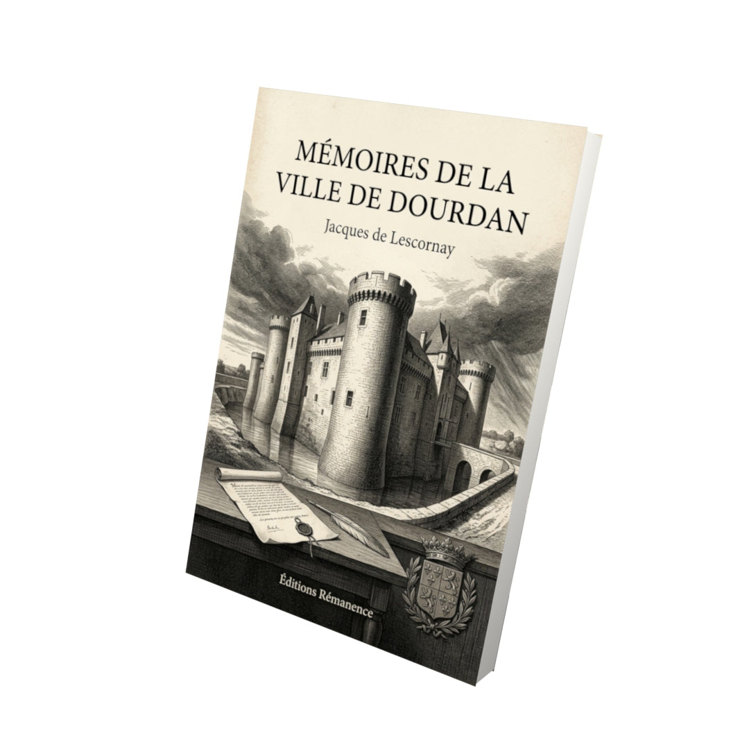 Livre Mémoires de la ville de Dourdan par Jacques de Lescornay - Vue 3D - Editions Remanence