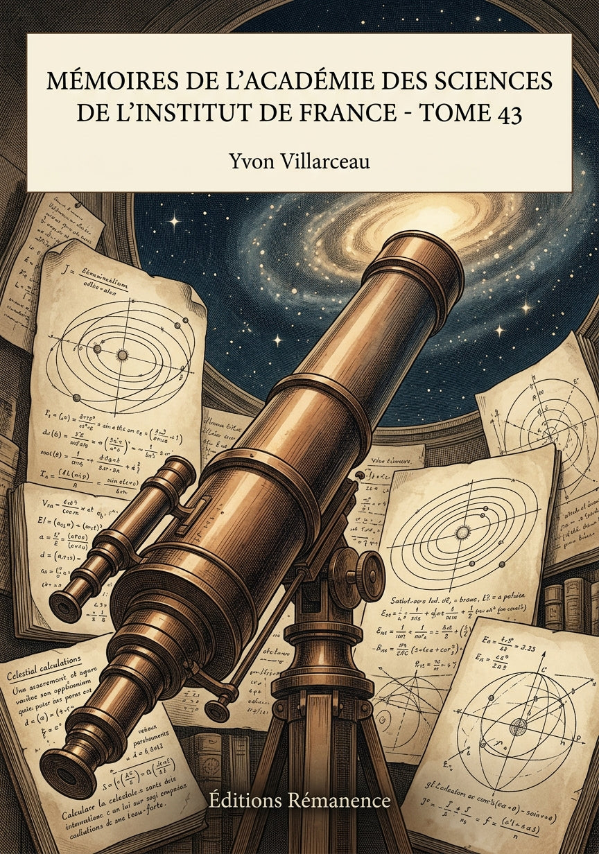 Livre Mémoires de l’Académie des sciences de l’Institut de France - Tome 43 par Yvon Villarceau - Couverture - Editions Remanence