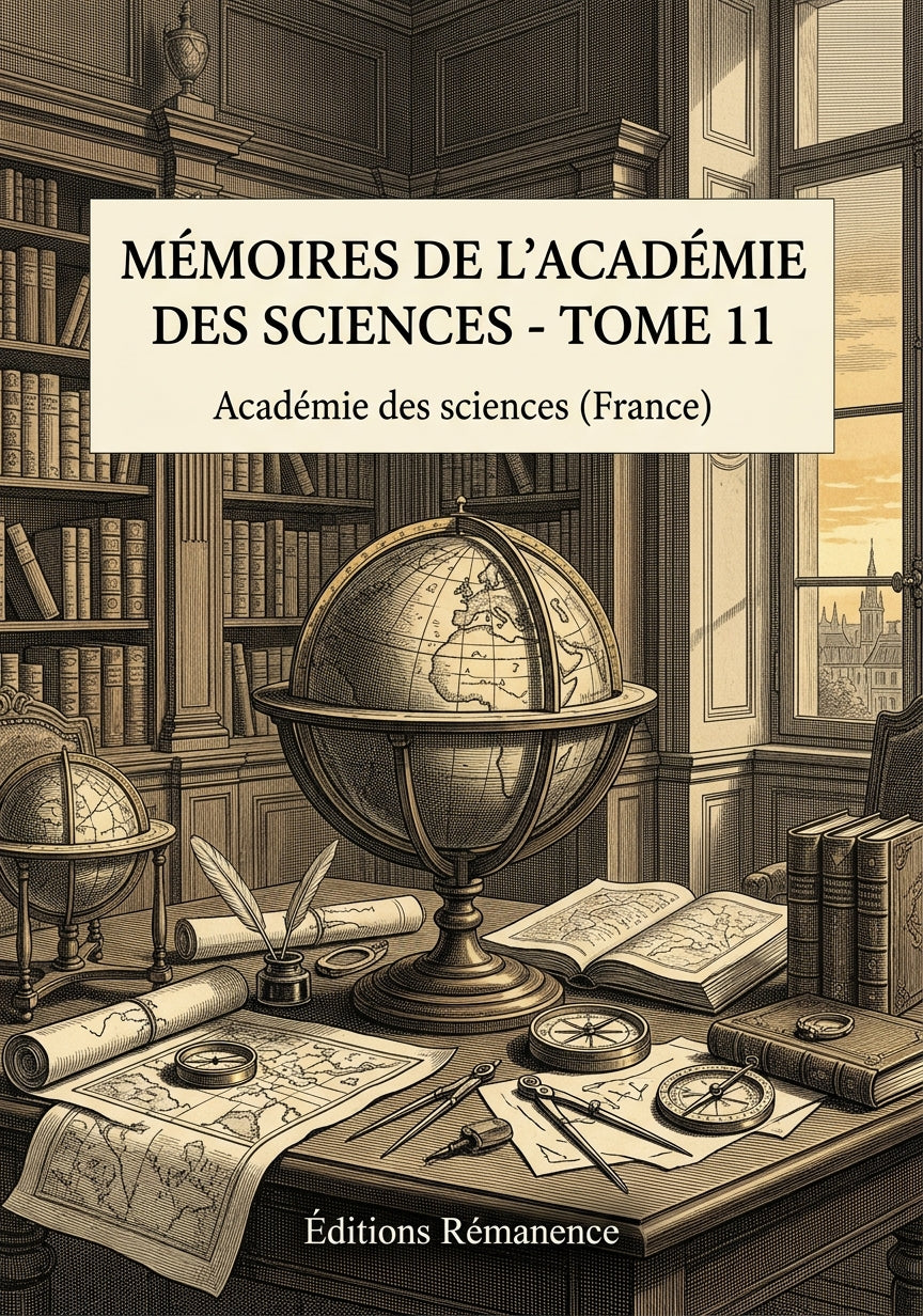Livre Mémoires de l’Académie des sciences - Tome 11 par Académie des sciences (France) - Couverture - Editions Remanence