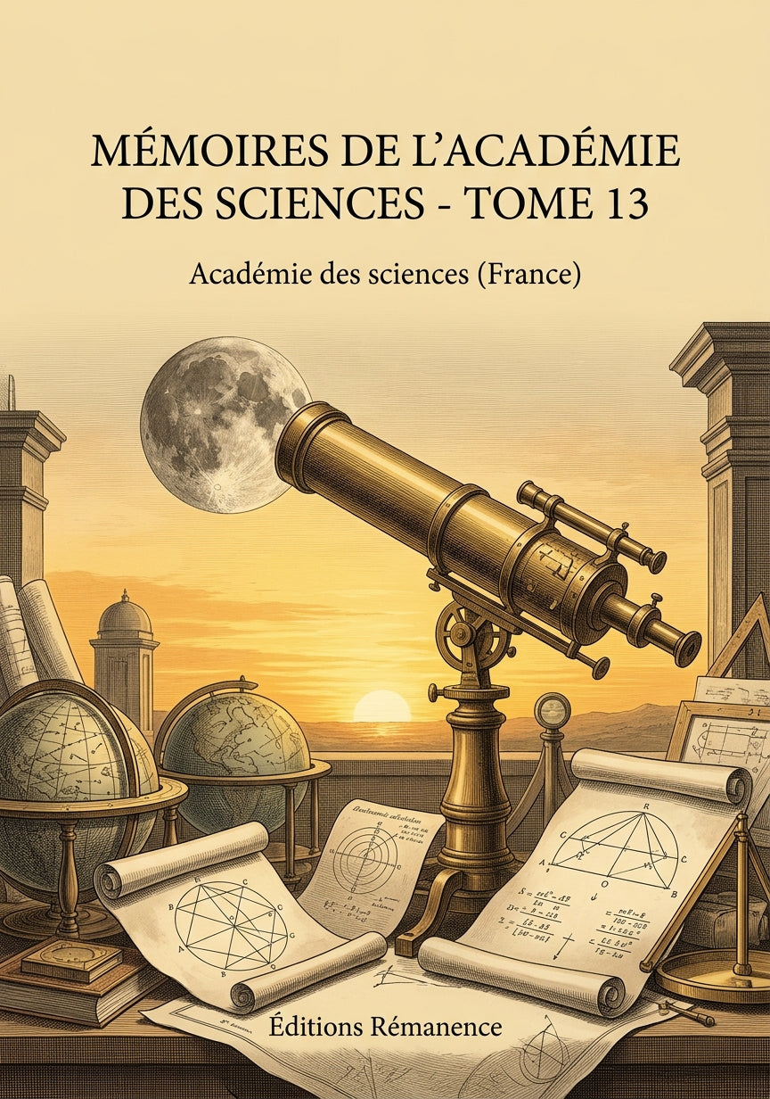Livre Mémoires de l’Académie des sciences - Tome 13 par Académie des sciences (France) - Couverture - Editions Remanence