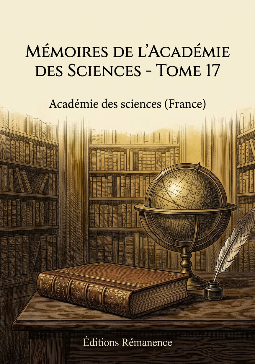 Livre Mémoires de l’Académie des sciences - Tome 17 par Académie des sciences (France) - Couverture - Editions Remanence