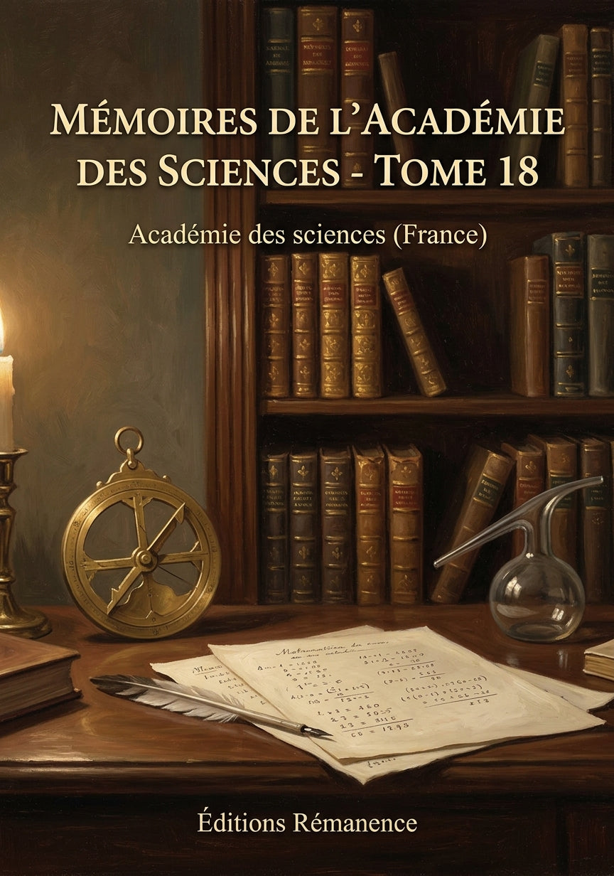 Livre Mémoires de l’Académie des sciences - Tome 18 par Académie des sciences (France) - Couverture - Editions Remanence