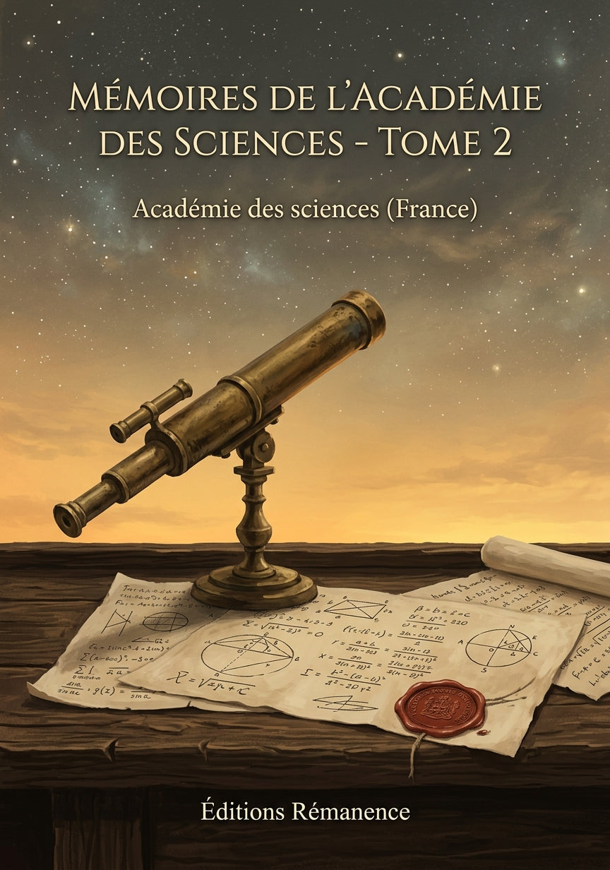 Livre Mémoires de l’Académie des sciences - Tome 2 par Académie des sciences (France) - Couverture - Editions Remanence