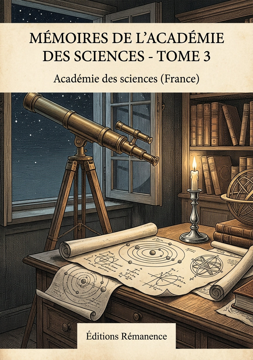 Livre Mémoires de l’Académie des sciences - Tome 3 par Académie des sciences (France) - Couverture - Editions Remanence
