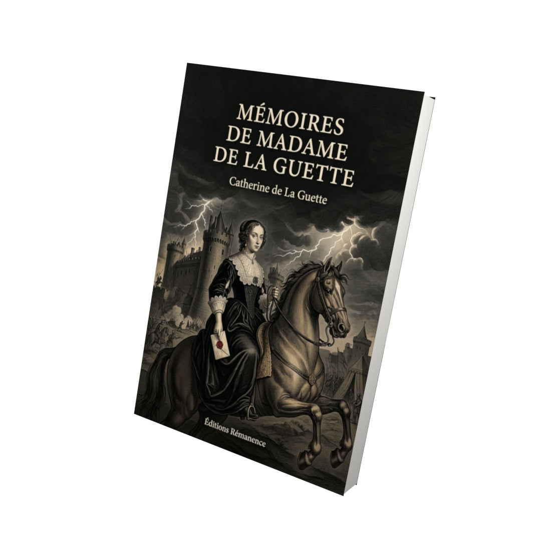 Livre Mémoires de Madame de La Guette par Catherine de La Guette - Vue 3D - Editions Remanence