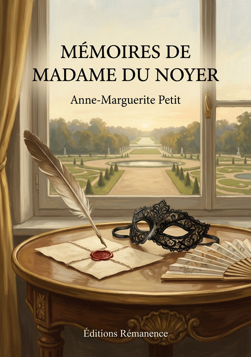 Livre Mémoires de madame Du Noyer par Anne-Marguerite Petit - Couverture - Editions Remanence