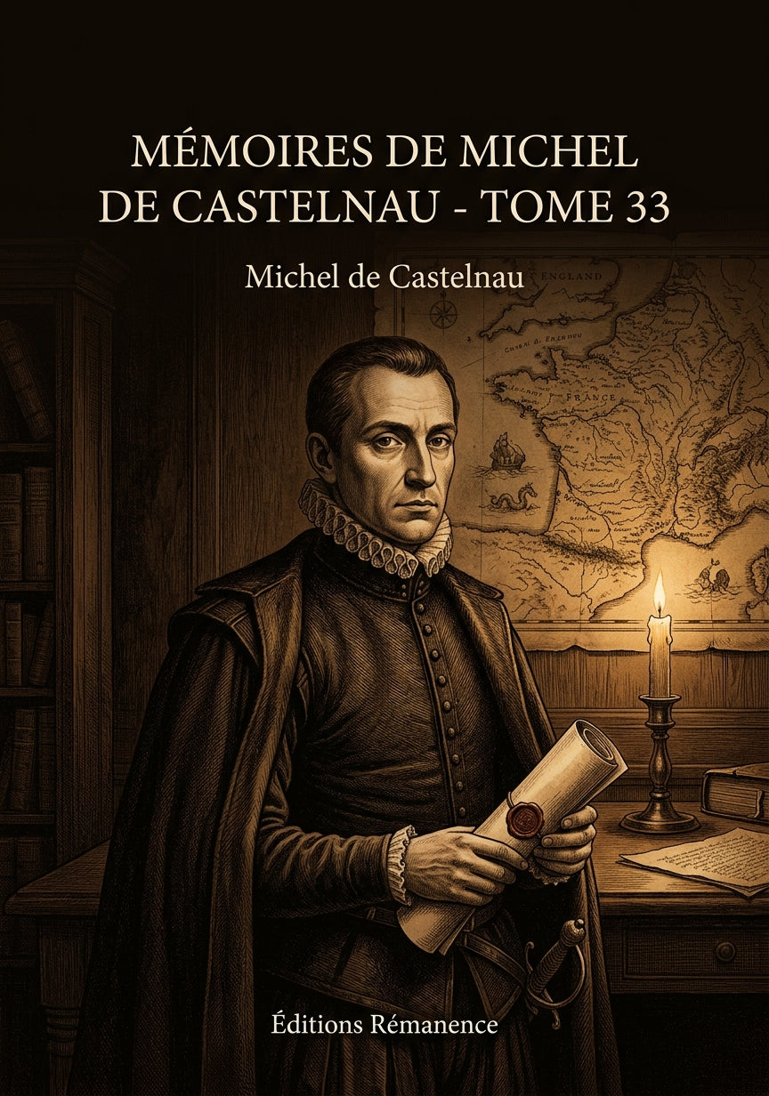 Livre Mémoires de Michel de Castelnau - Tome 33 par Michel de Castelnau - Couverture - Editions Remanence