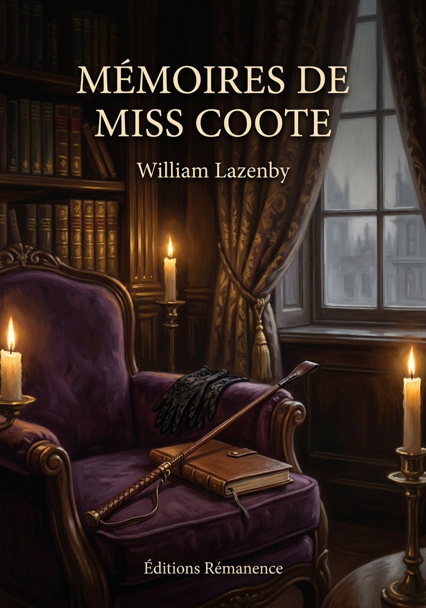 Livre Mémoires de Miss Coote par William Lazenby - Couverture - Editions Remanence