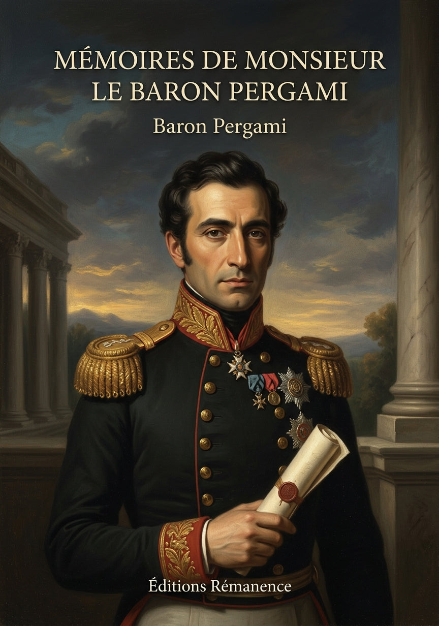 Livre Mémoires de monsieur le baron Pergami par Baron Pergami - Couverture - Editions Remanence