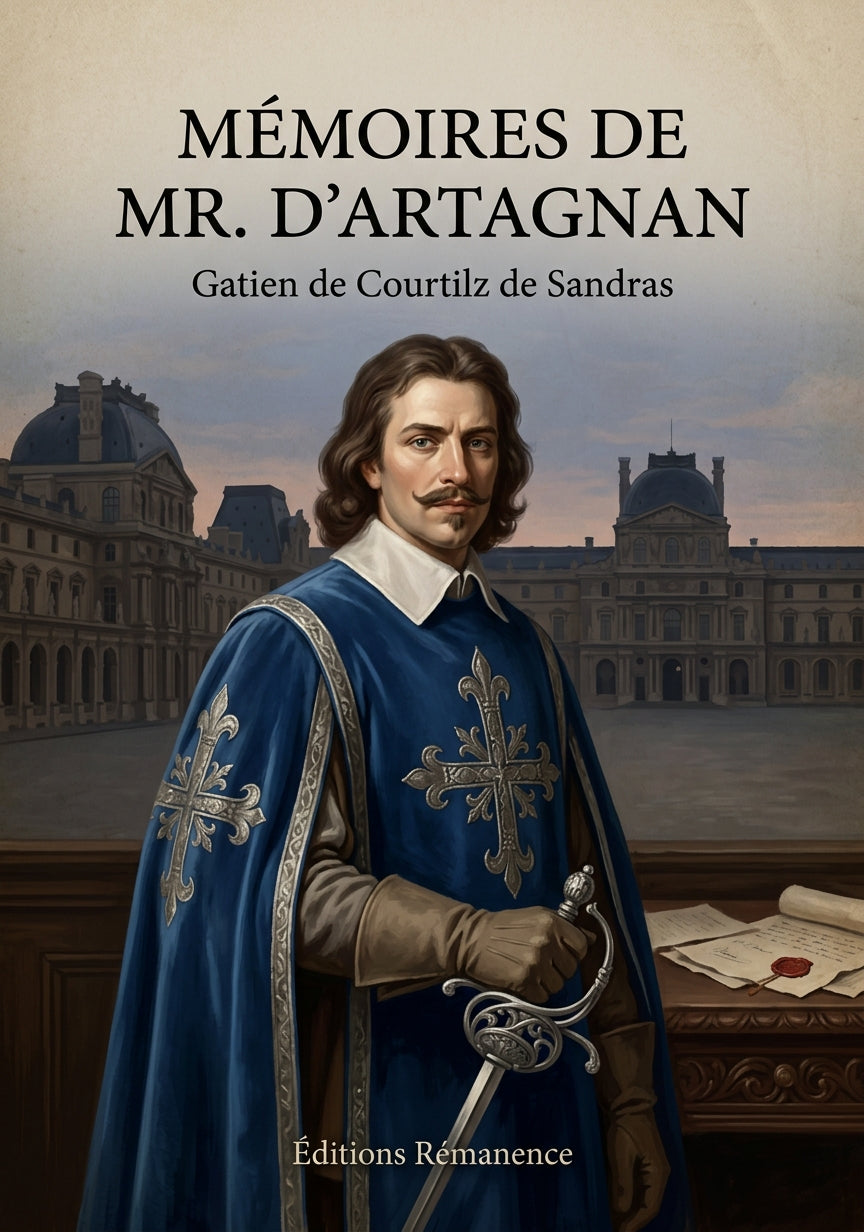 Mémoires de Mr. d'Artagnan - Gatien de Courtilz de Sandras (Couverture)