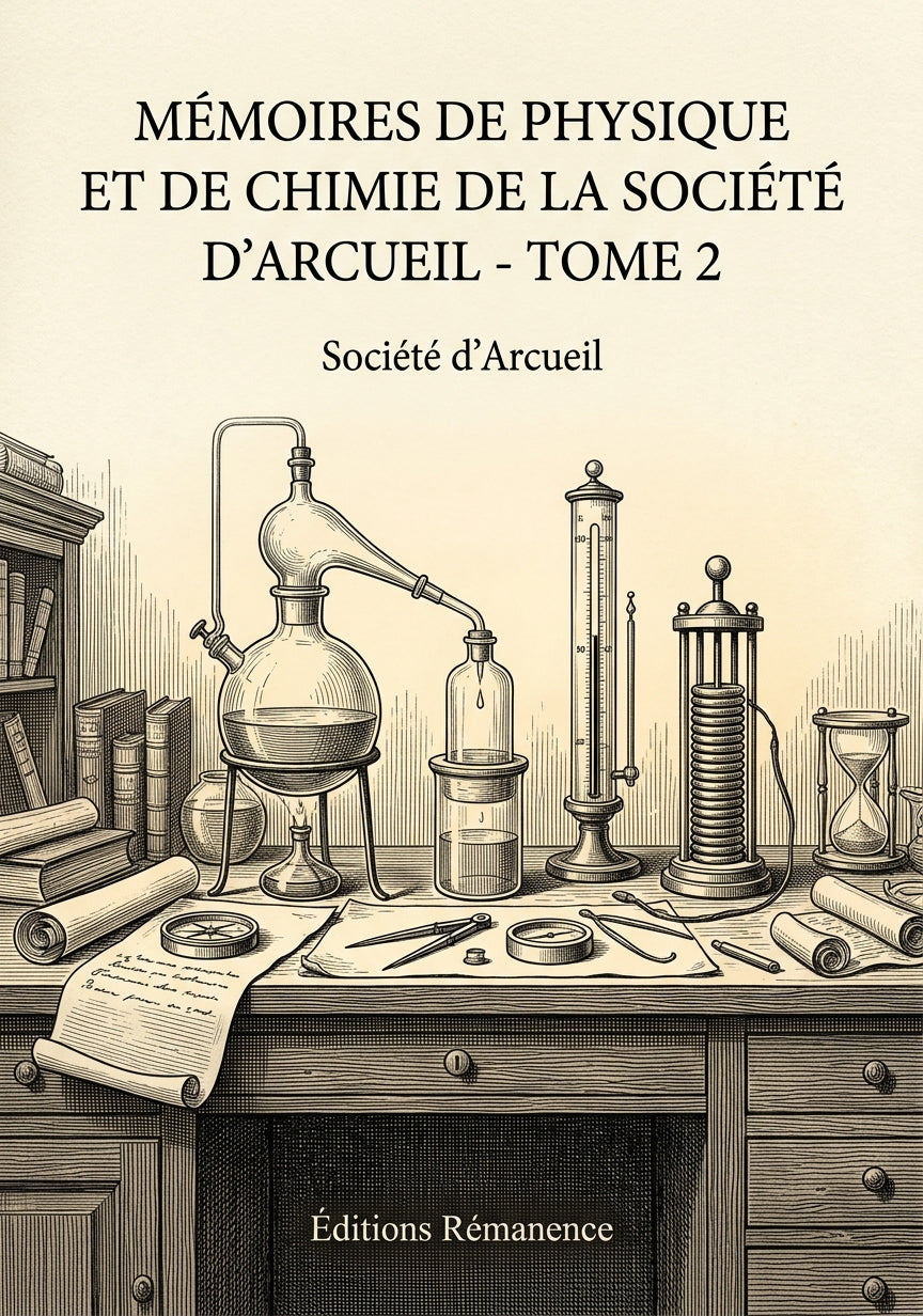 Livre Mémoires de physique et de chimie de la Société d’Arcueil - Tome 2 par Société d’Arcueil - Couverture - Editions Remanence