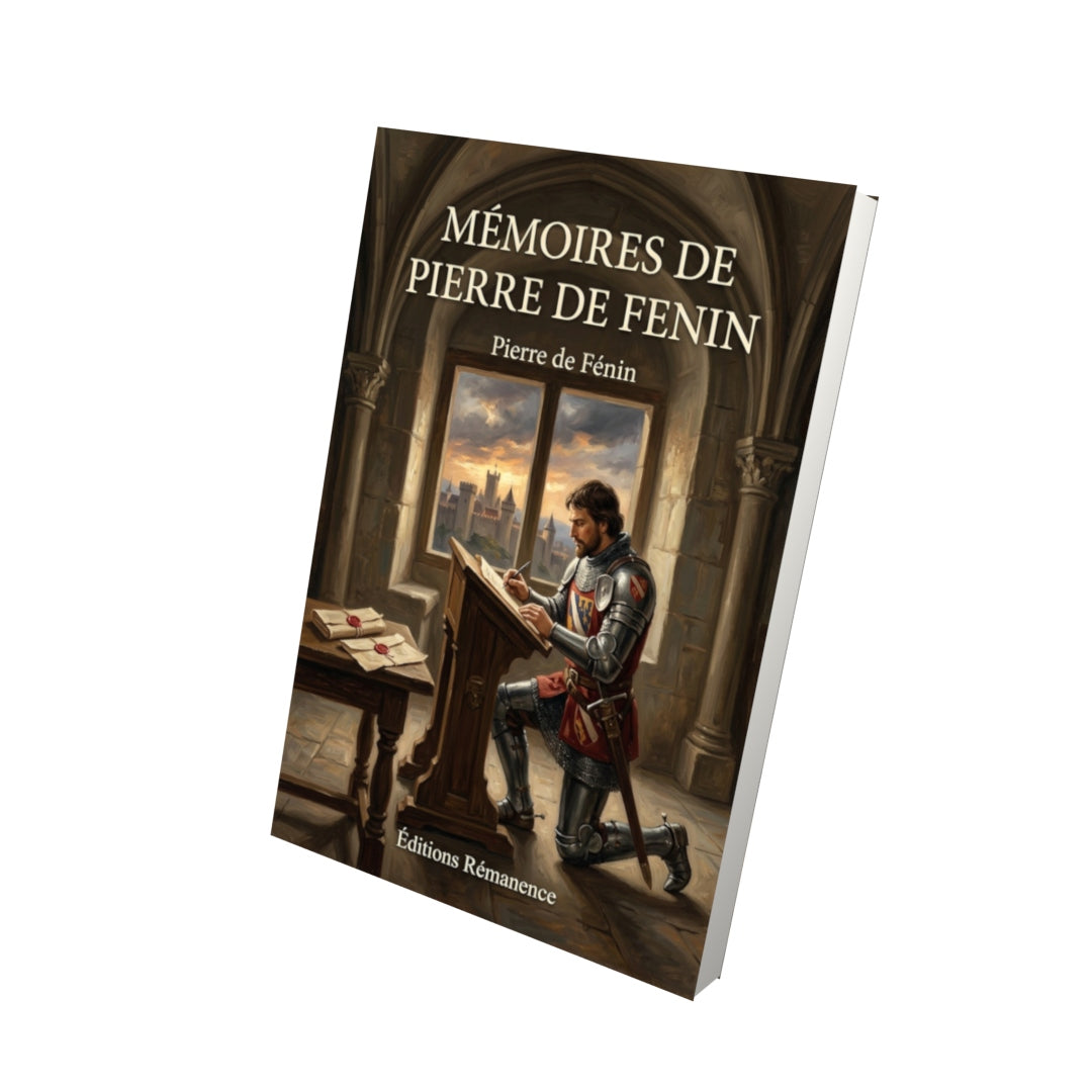 Livre Mémoires de Pierre de Fenin par Pierre de Fénin - Vue 3D - Editions Remanence
