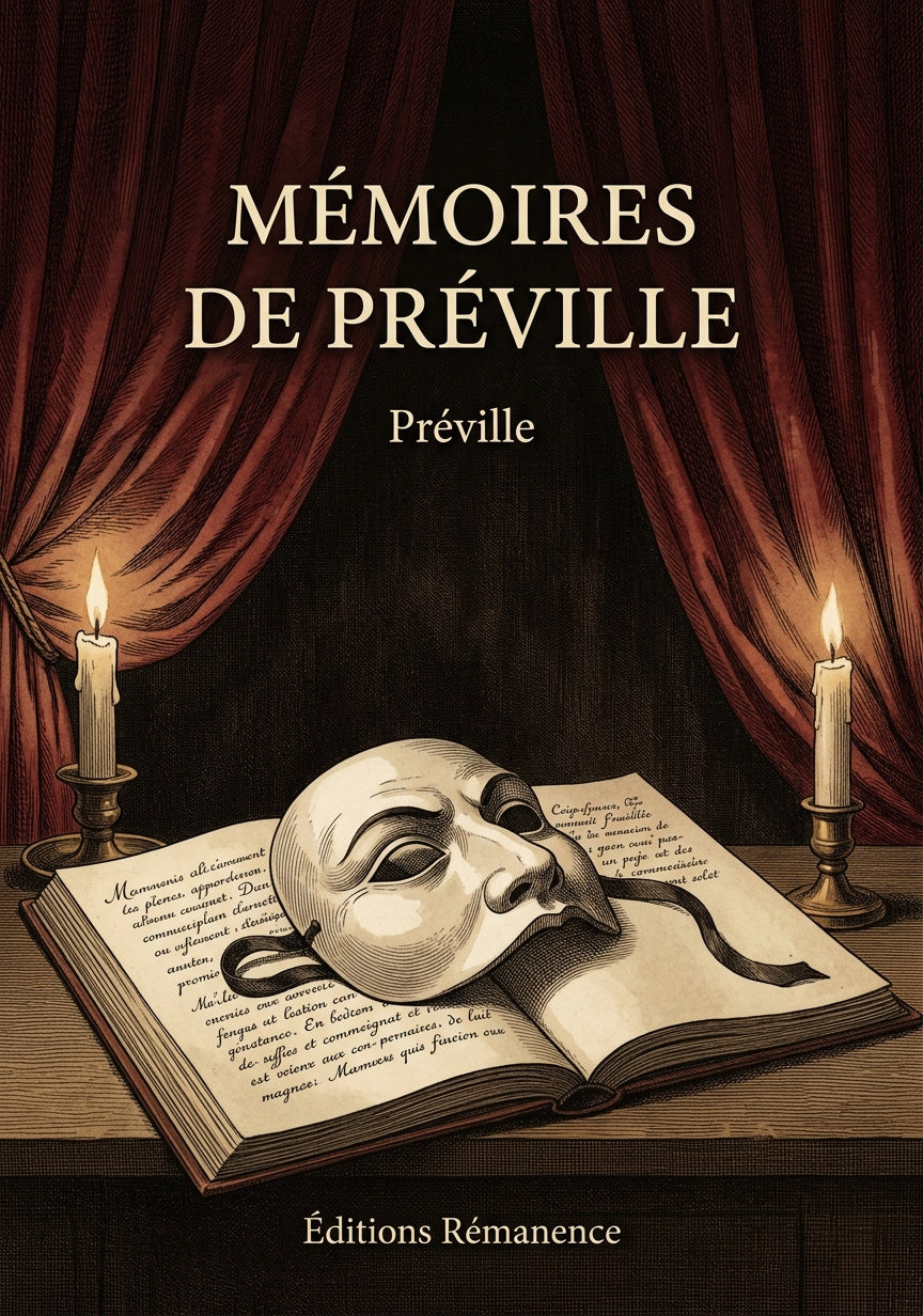 Livre Mémoires de Préville par Préville - Couverture - Editions Remanence
