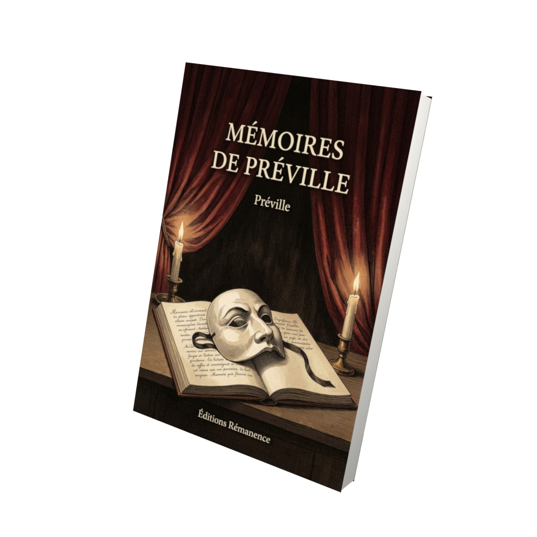 Livre Mémoires de Préville par Préville - Vue 3D - Editions Remanence