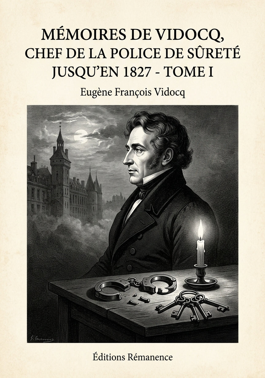 Mémoires de Vidocq, chef de la police de Sûreté jusqu'en 1827 - Tome I - Eugène François Vidocq (Couverture)