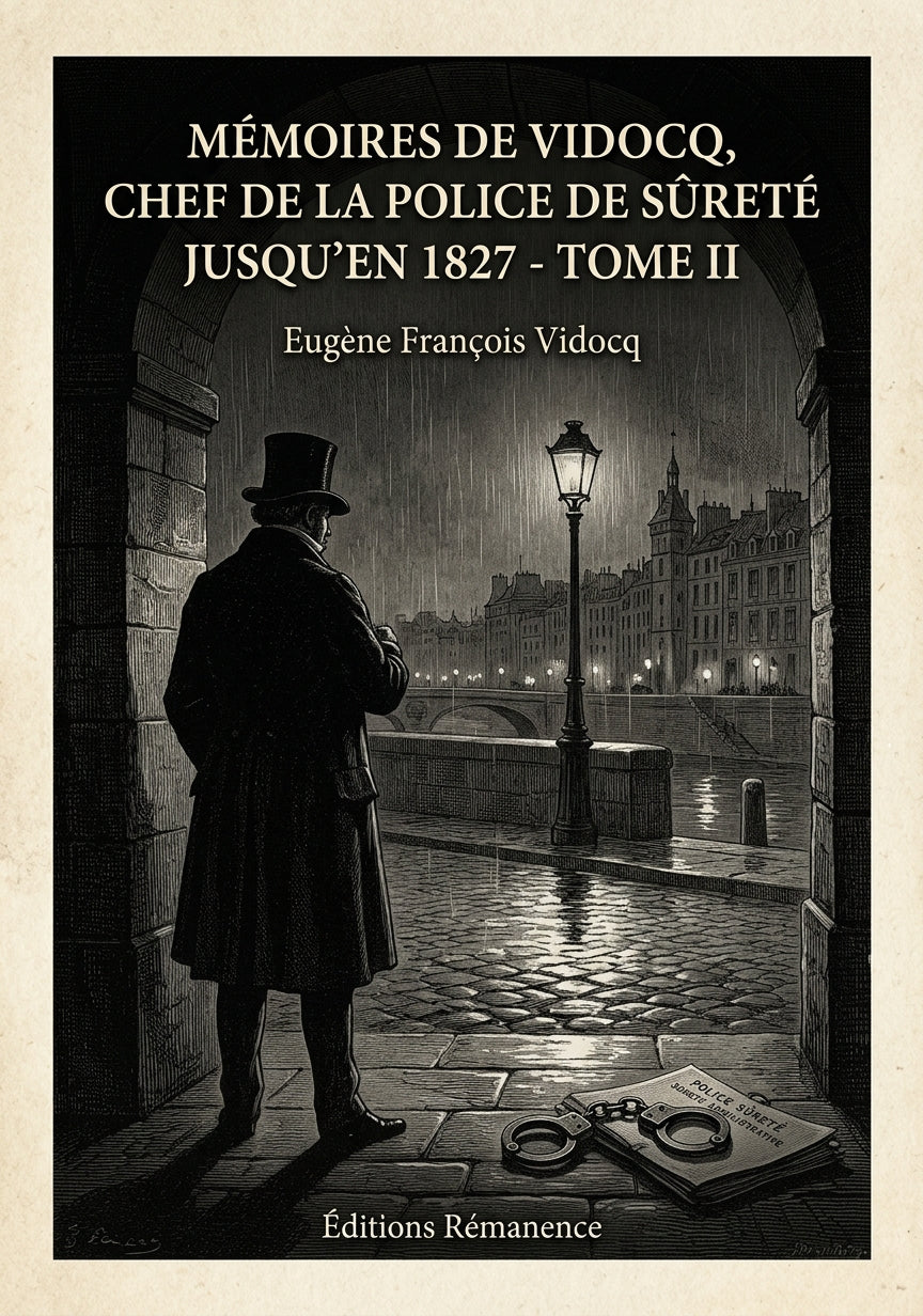 Mémoires de Vidocq, chef de la police de Sûreté jusqu'en 1827 - Tome II - Eugène François Vidocq (Couverture)