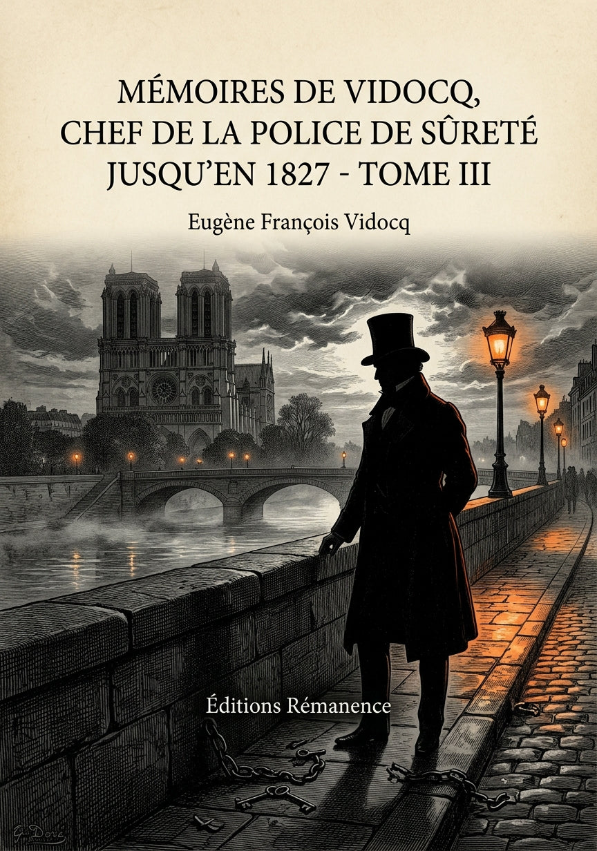 Mémoires de Vidocq, chef de la police de Sûreté jusqu'en 1827 - Tome III - Eugène François Vidocq (Couverture)