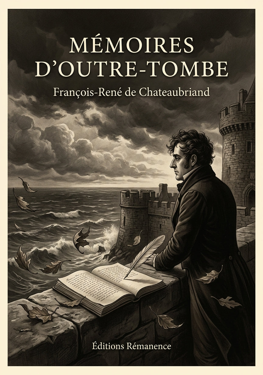 Livre Mémoires d’outre-tombe par François-René de Chateaubriand - Couverture - Editions Remanence
