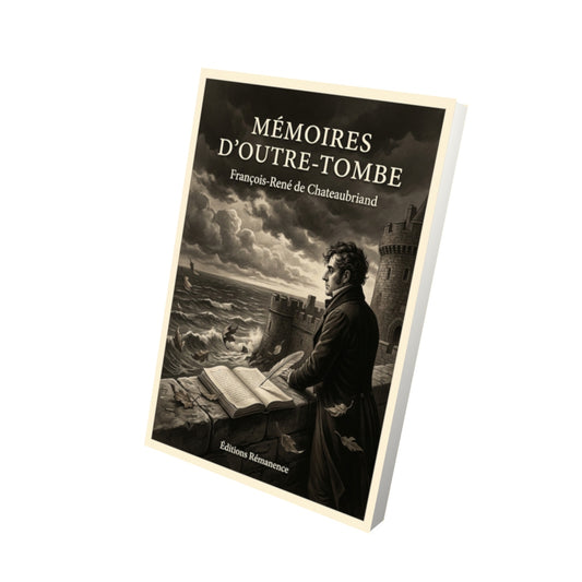 Livre Mémoires d’outre-tombe par François-René de Chateaubriand - Vue 3D - Editions Remanence