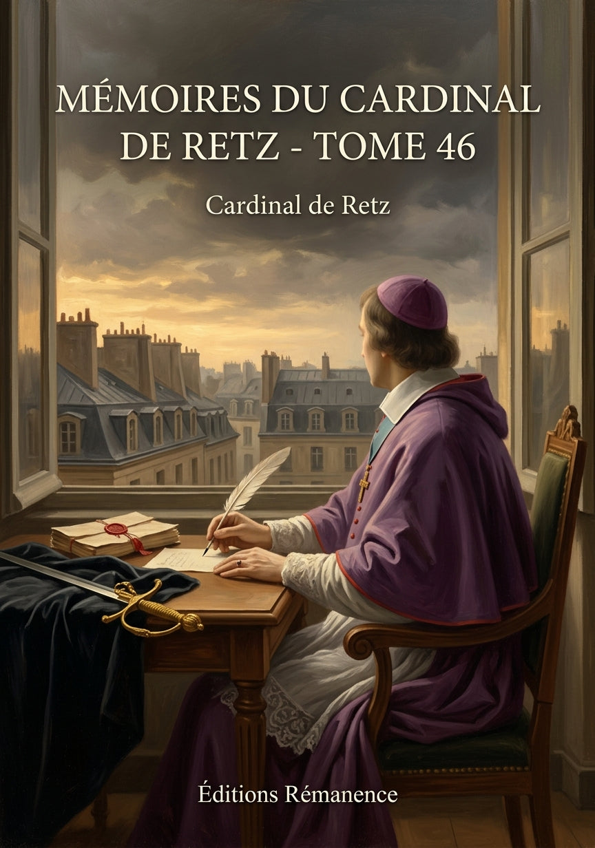 Livre Mémoires du cardinal de Retz - Tome 46 par Cardinal de Retz - Couverture - Editions Remanence