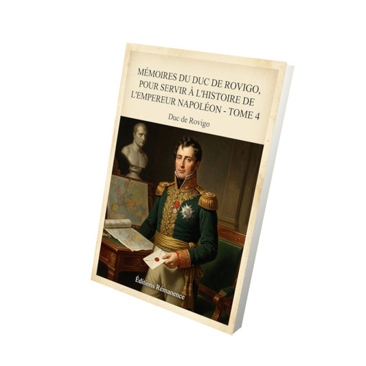 Livre Mémoires du duc de Rovigo, pour servir à l'histoire de l'empereur Napoléon - Tome 4 - Duc de Rovigo - Vue 3D - Editions Remanence