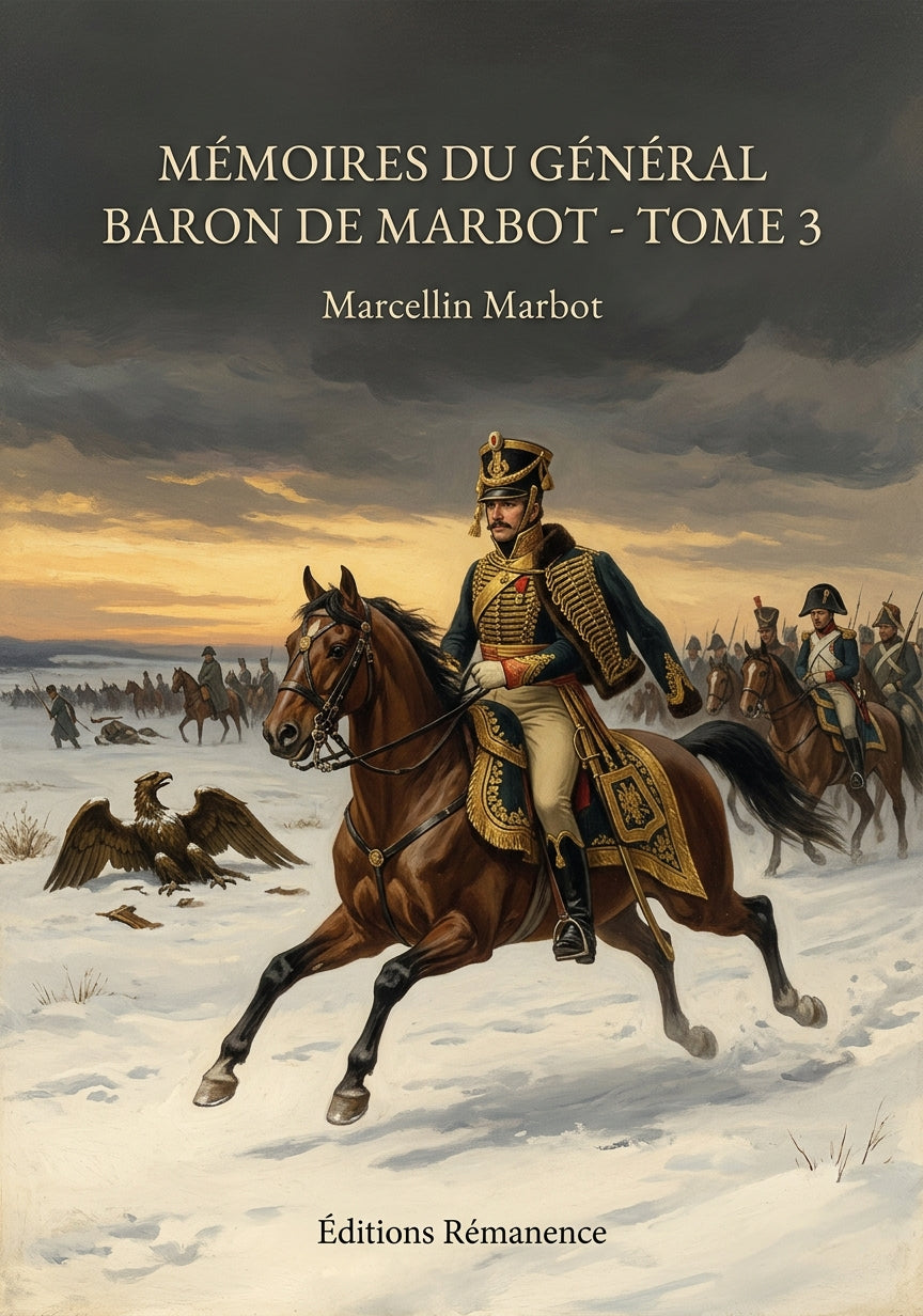 Livre Mémoires du Général Baron de Marbot - Tome 3 par Marcellin Marbot - Couverture - Editions Remanence