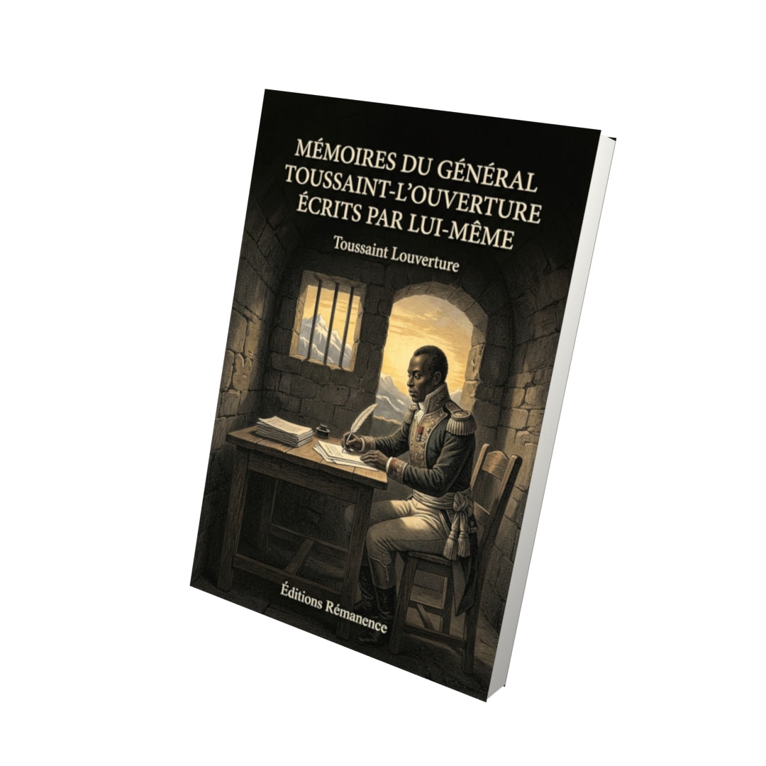 Livre Mémoires du Général Toussaint-L'Ouverture écrits par lui-même par Toussaint Louverture - Vue 3D - Editions Remanence