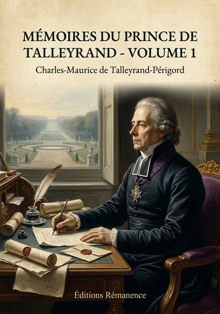 Mémoires du prince de Talleyrand - Volume 1 - Charles-Maurice de Talleyrand-Périgord (Couverture)