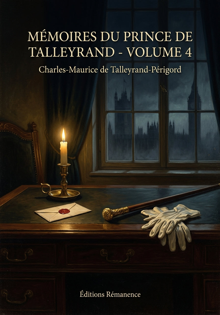 Mémoires du prince de Talleyrand - Volume 4 - Charles-Maurice de Talleyrand-Périgord (Couverture)