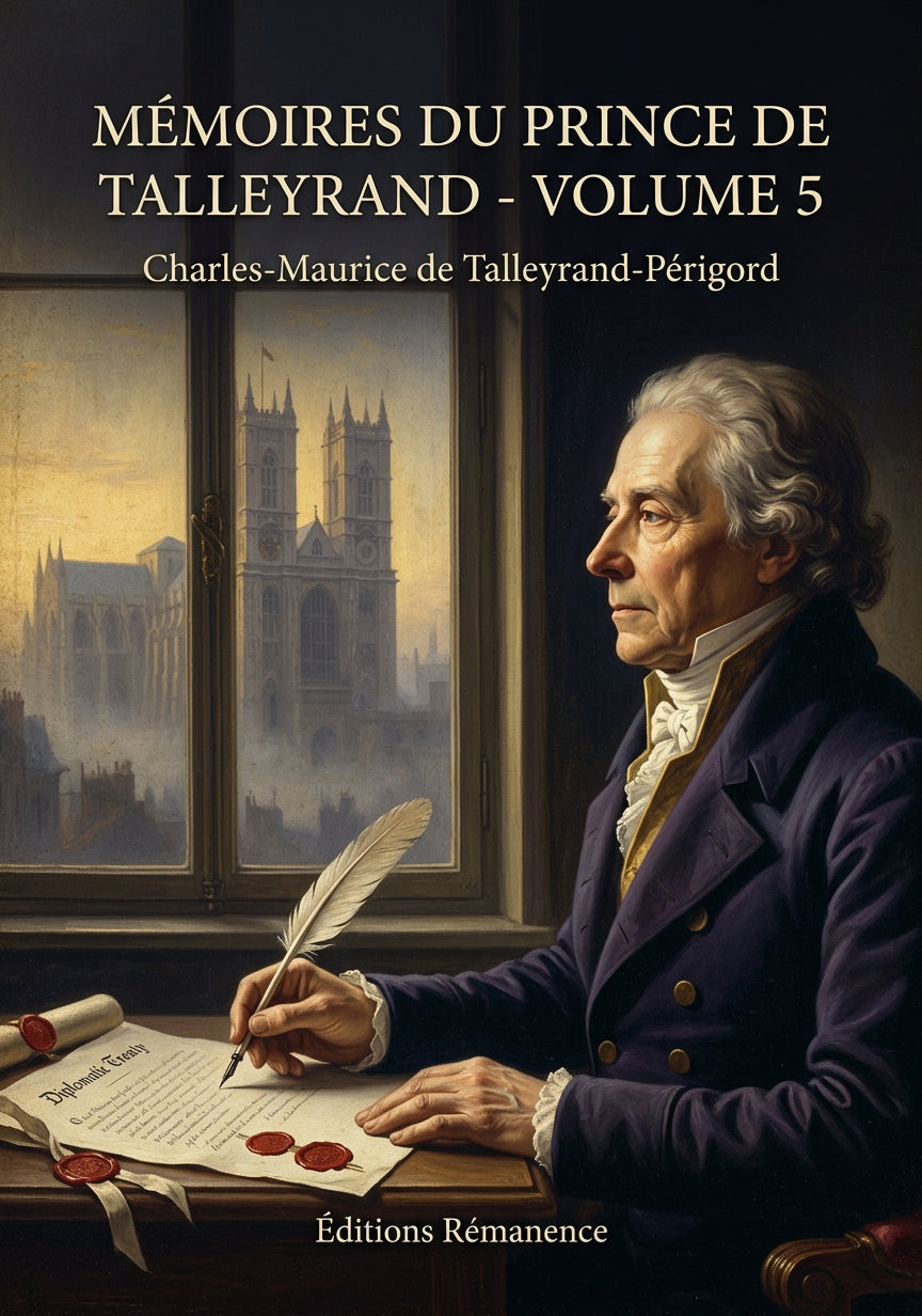 Mémoires du prince de Talleyrand - Volume 5 - Charles-Maurice de Talleyrand-Périgord (Couverture)