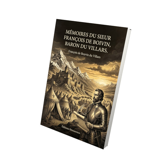 Livre Mémoires du Sieur François de Boivin, baron du Villars. par François de Boyvin du Villars - Vue 3D - Editions Remanence