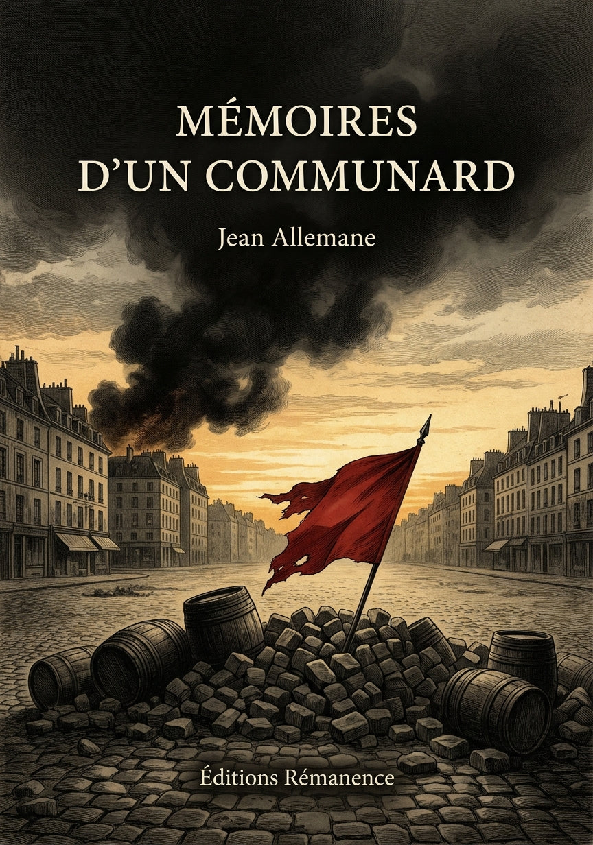 Livre Mémoires d’un communard par Jean Allemane - Couverture - Editions Remanence