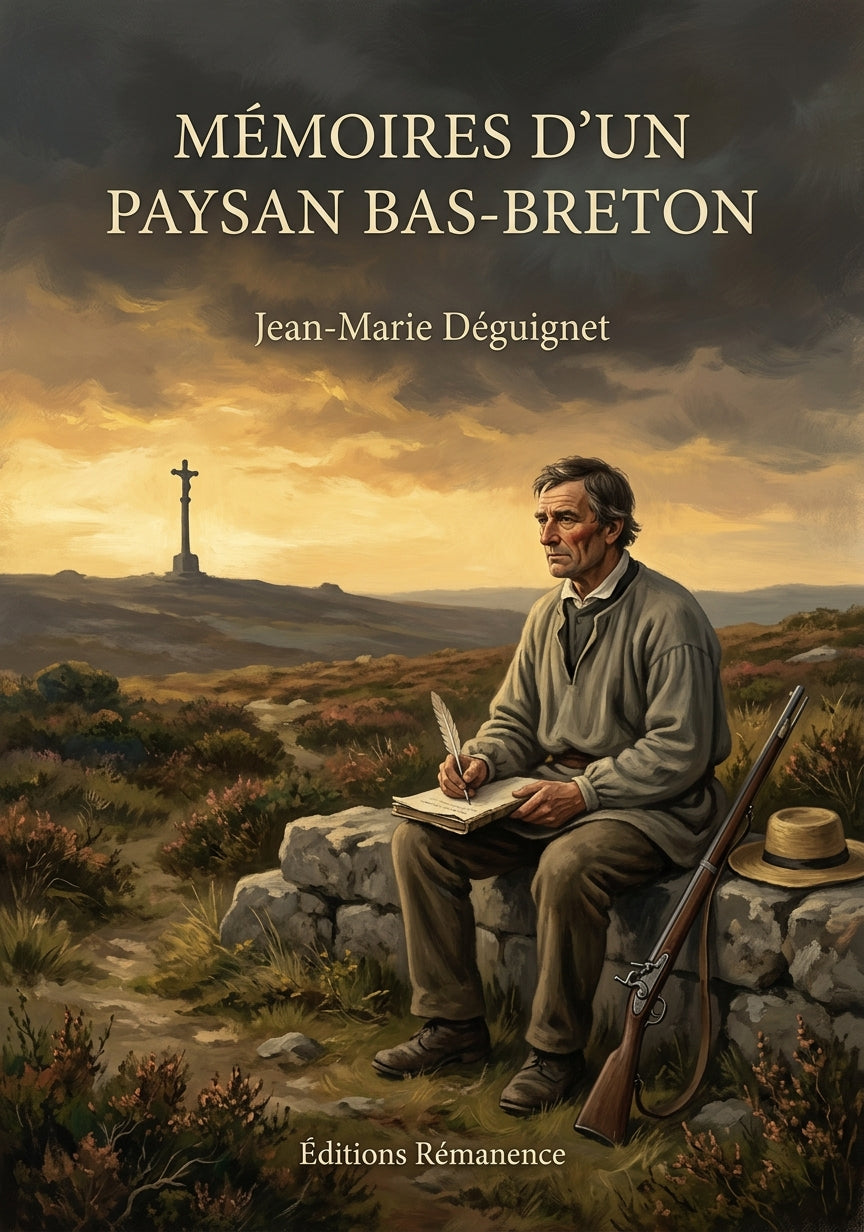 Livre Mémoires d’un paysan bas-breton par Jean-Marie Déguignet - Couverture - Editions Remanence