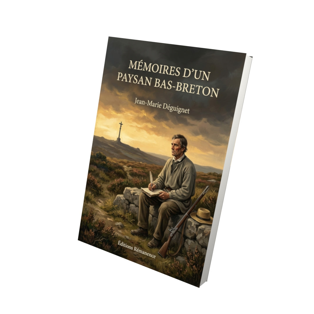 Livre Mémoires d’un paysan bas-breton par Jean-Marie Déguignet - Vue 3D - Editions Remanence