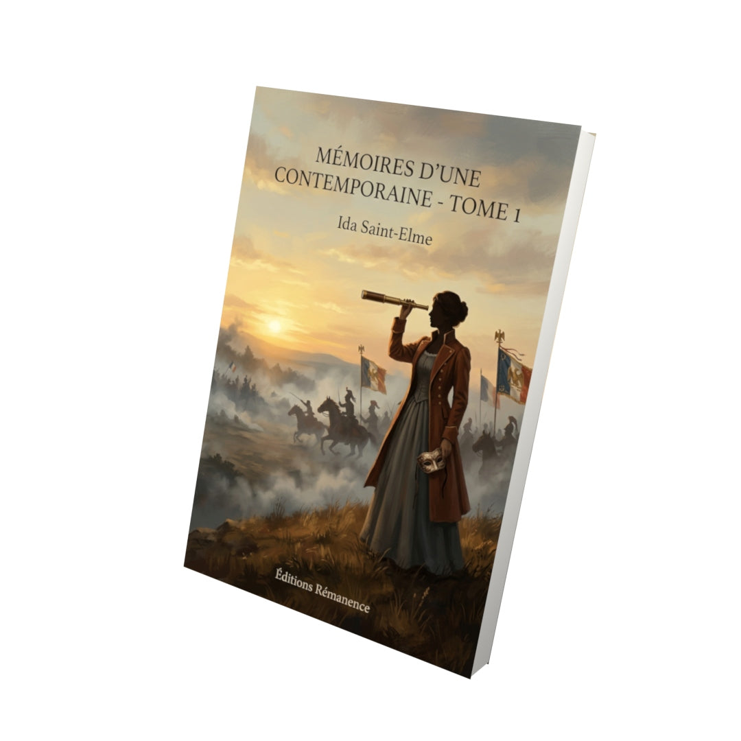 Livre Mémoires d’une contemporaine - Tome 1 par Ida Saint-Elme - Vue 3D - Editions Remanence