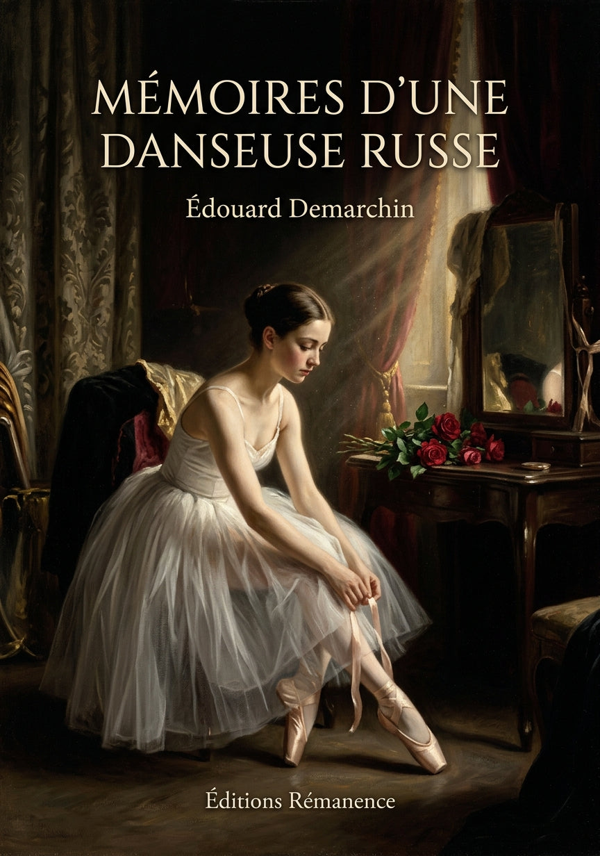 Livre Mémoires d’une danseuse russe par Édouard Demarchin - Couverture - Editions Remanence