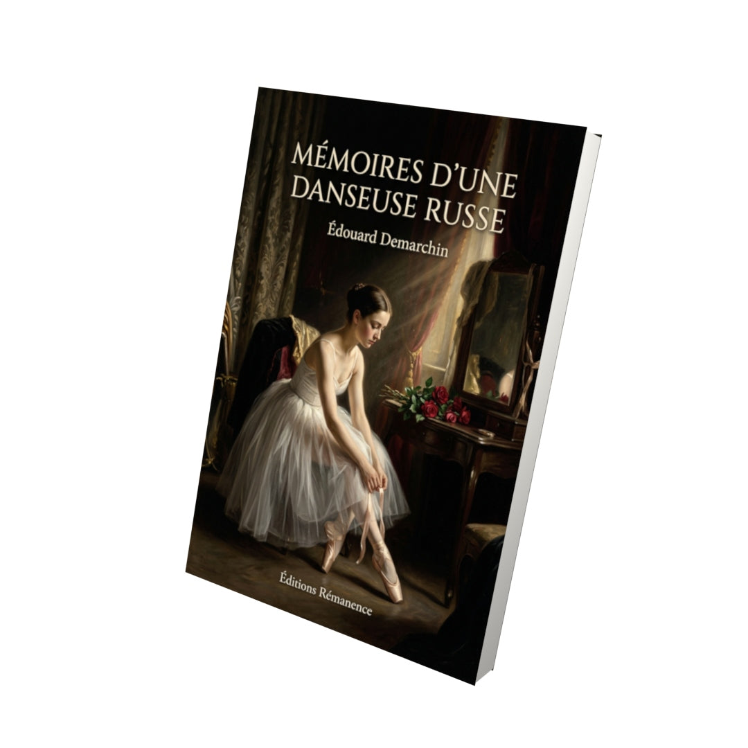Livre Mémoires d’une danseuse russe par Édouard Demarchin - Vue 3D - Editions Remanence