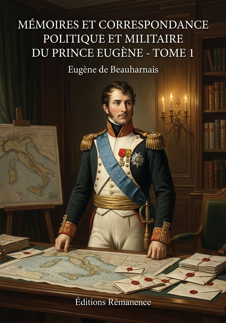 Livre Mémoires et correspondance politique et militaire du prince Eugène - Tome 4 par Eugène de Beauharnais - Couverture - Editions Remanence