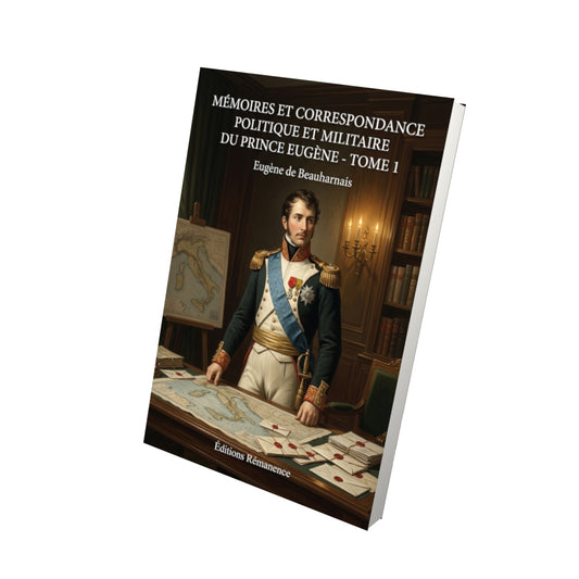 Livre Mémoires et correspondance politique et militaire du prince Eugène - Tome 5 par Eugène de Beauharnais - Vue 3D - Editions Remanence