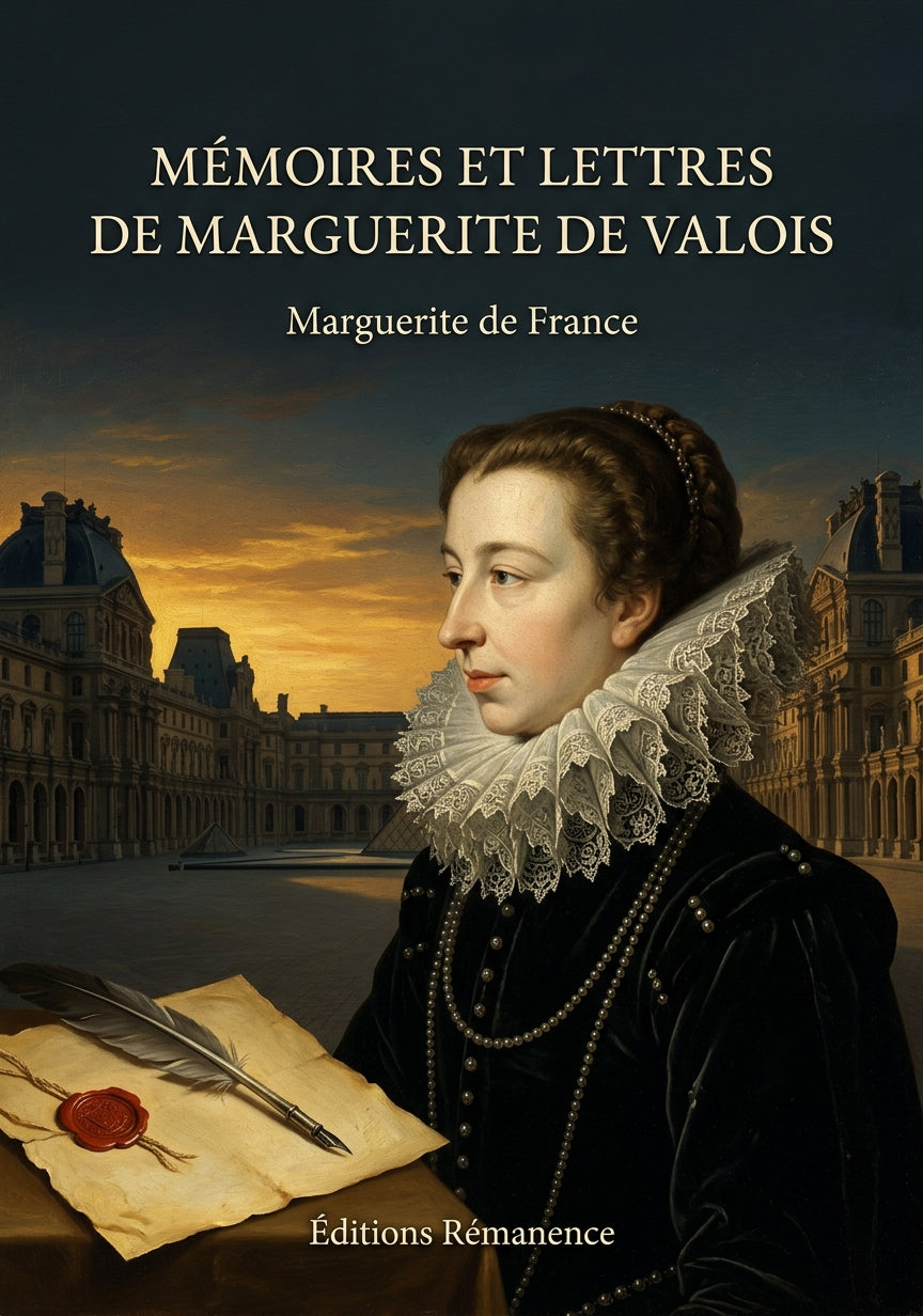 Livre Mémoires et Lettres de Marguerite de Valois par Marguerite de France - Couverture - Editions Remanence