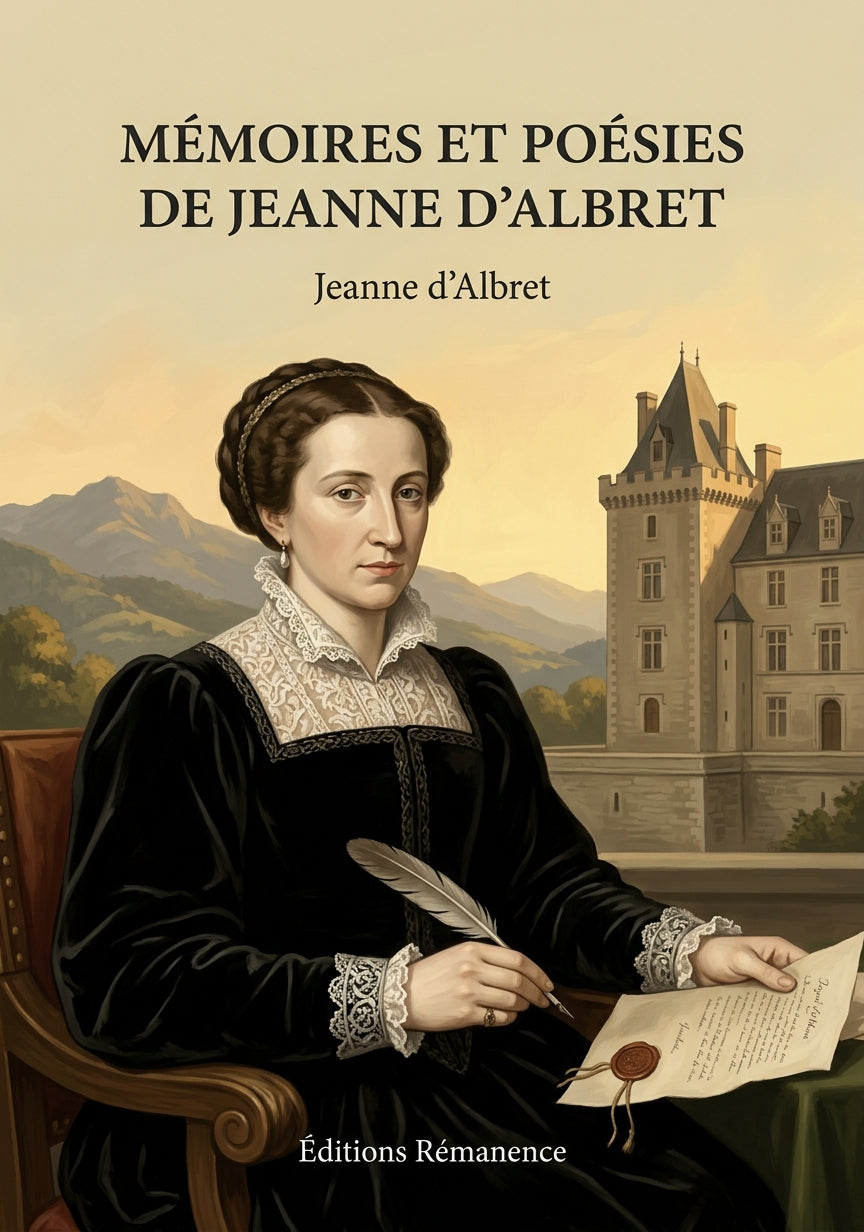 Livre Mémoires et Poésies de Jeanne d’Albret par Jeanne d’Albret - Couverture - Editions Remanence