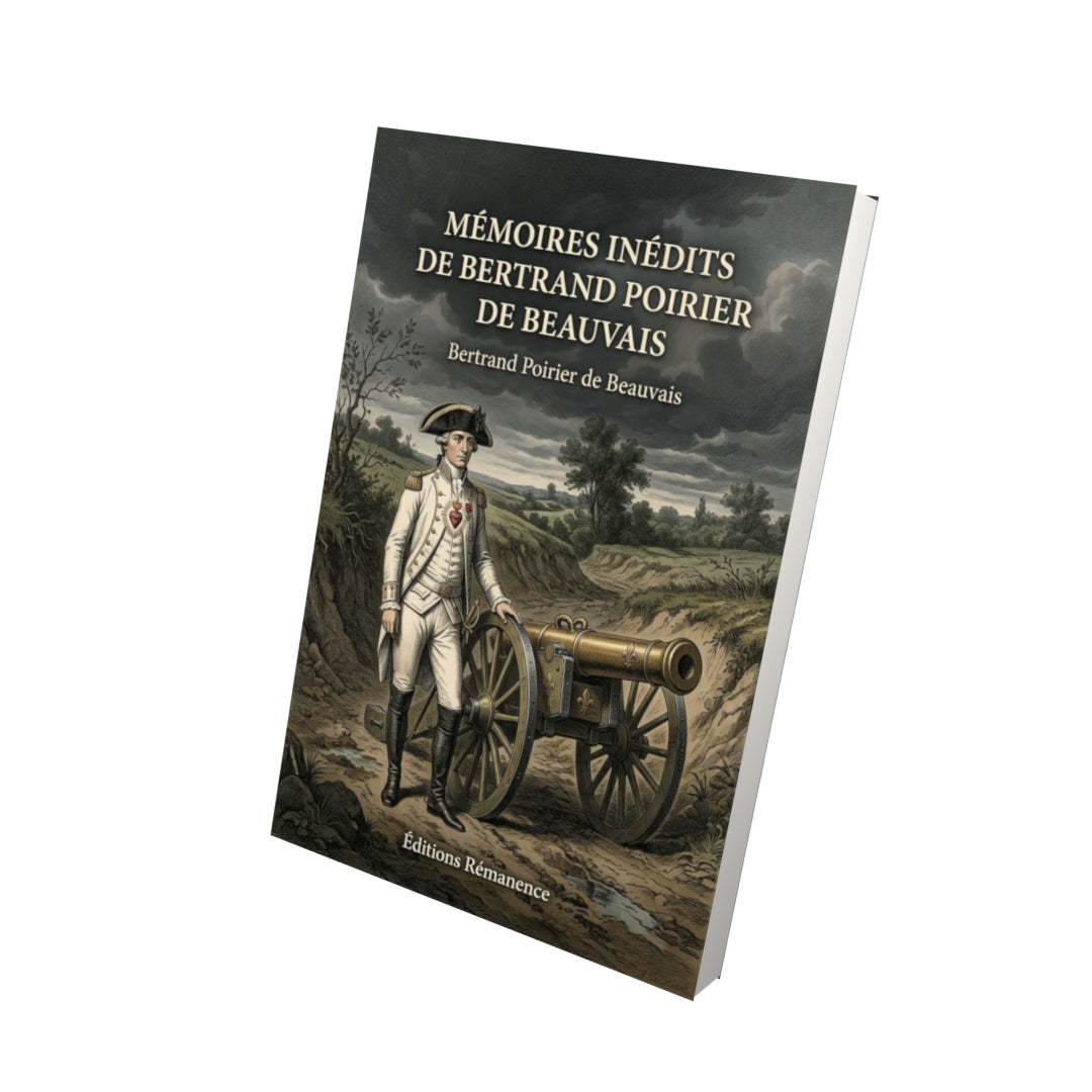 Livre Mémoires inédits de Bertrand Poirier de Beauvais par Bertrand Poirier de Beauvais - Vue 3D - Editions Remanence