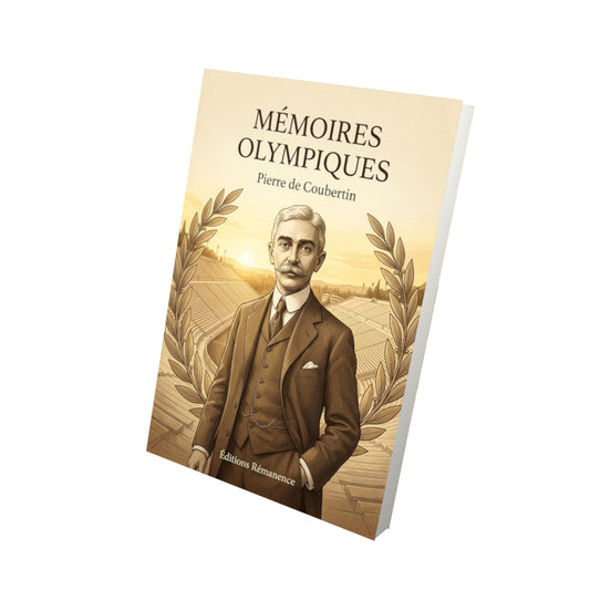 Livre Mémoires olympiques par Pierre de Coubertin - Vue 3D - Editions Remanence