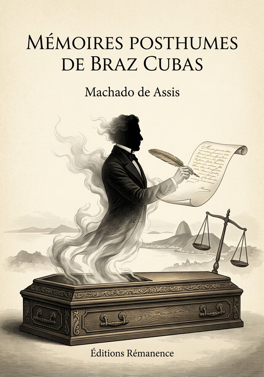 Mémoires Posthumes de Braz Cubas - Machado de Assis (Couverture)