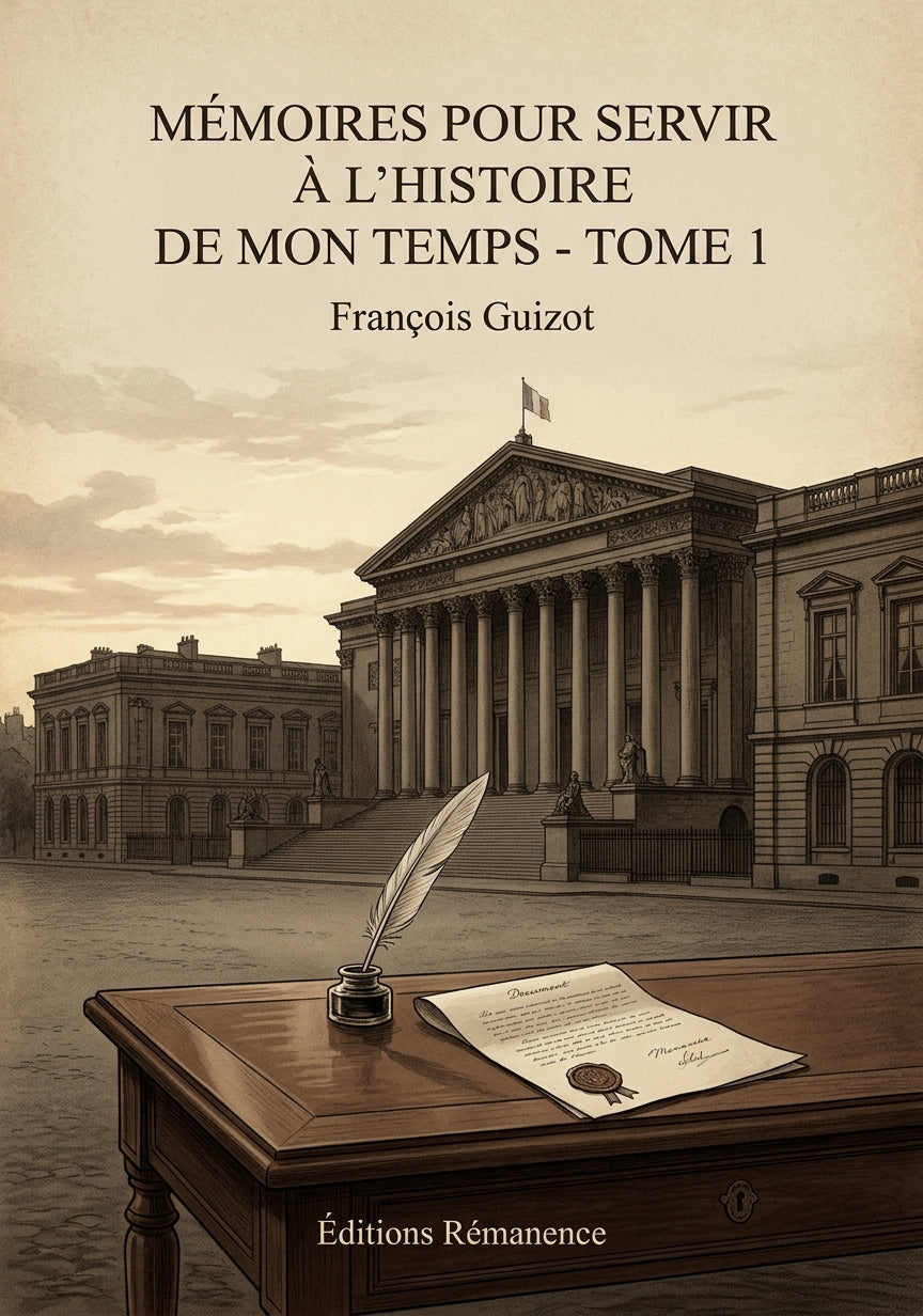 Mémoires pour servir à l'Histoire de mon temps - Tome 1 - François Guizot (Couverture)