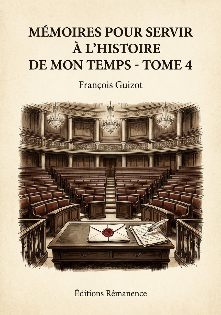 Mémoires pour servir à l'Histoire de mon temps - Tome 4 - François Guizot (Couverture)